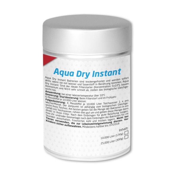 Aqua Dry Istantan 300 gr - Batteri per laghetto