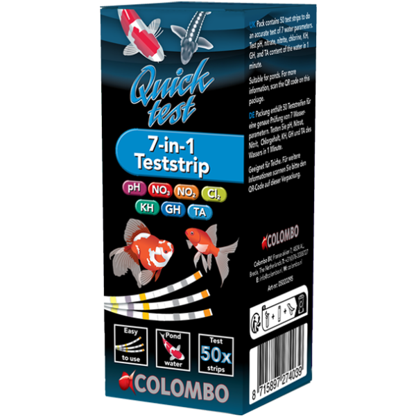 Colombo Quicktest - Strisce di test per acqua dolce
